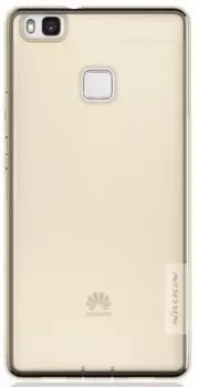 Чехол-накладка Nillkin Nature 0.6mm для Huawei P9 силиконовый (прозрачно-золотой)