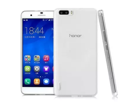 Чехол-накладка Nillkin Nature 0.6mm для Huawei Honor 6 Plus силиконовый (прозрачно-черный)