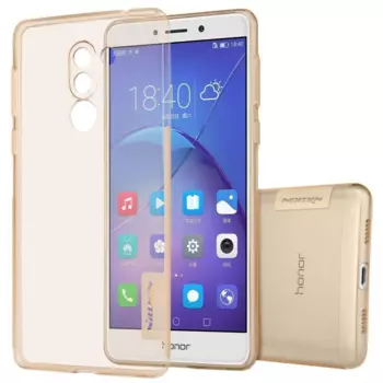 Чехол-накладка Nillkin Nature 0.6mm для Huawei Honor 6 Plus силиконовый (прозрачно-золотой)