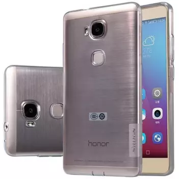 Чехол-накладка Nillkin Nature 0.6mm для Huawei Honor 5X силиконовый (прозрачно-черный)