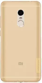 Чехол-накладка Nillkin Nature для Xiaomi Redmi Pro силиконовый (прозрачно-золотой)