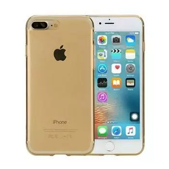 Чехол-накладка Rock Ultrathin TPU Slim Jacket для Apple iPhone 7 Plus/8 Plus (прозрачно-золотой)