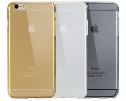 Чехол-накладка Rock Ultrathin TPU Slim Jacket для Apple iPhone 6 Plus/6S Plus прозрачно-черный