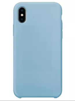 Чехол-накладка Silicone Case Series для Apple iPhone X/Xs (синий)