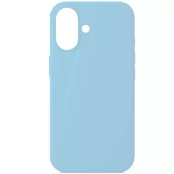 Чехол-накладка Silicone Case Series для Apple iPhone 16 (голубой)