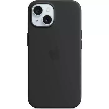 Чехол-накладка Silicone Case Series для Apple iPhone 15 (черный)