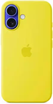 Чехол-накладка Silicone Case Series для Apple iPhone 16 (желтый)