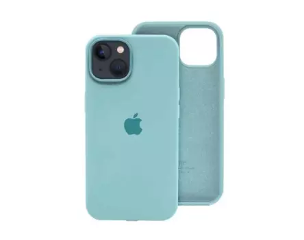 Чехол-накладка Silicone Case Series для Apple iPhone 15 (ментоловый)
