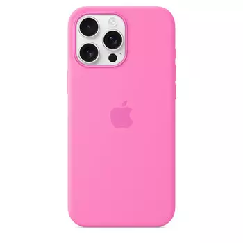 Чехол-накладка Silicone Case with MagSafe для iPhone 16 Pro (Peony)