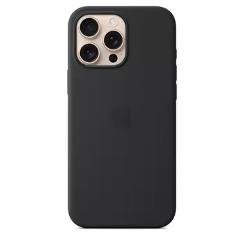 Чехол-накладка Silicone Case with MagSafe для iPhone 16 Pro Max (Black)