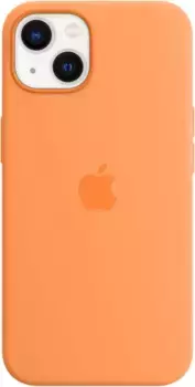 Чехол-накладка Silicone Case with MagSafe для iPhone 15 Pro силиконовый (оранжевый)