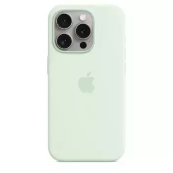 Чехол-накладка Silicone Case with MagSafe для iPhone 15 силиконовый (ментоловый)