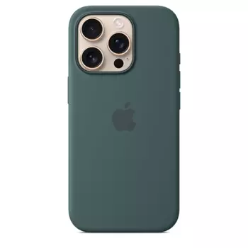 Чехол-накладка Silicone Case with MagSafe для iPhone 16 Pro Max (Lake Green)