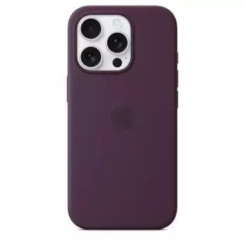 Чехол-накладка Silicone Case with MagSafe для iPhone 16 Pro (Plum)