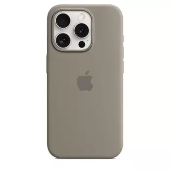 Чехол-накладка Silicone Case with MagSafe для iPhone 15 Pro Max силиконовый (серый)