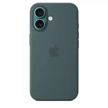 Чехол-накладка Silicone Case with MagSafe для iPhone 16 Plus (Lake Green)