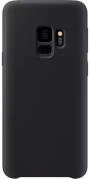 Чехол-накладка Silicone Cover для Galaxy S9+ силиконовый (черный)