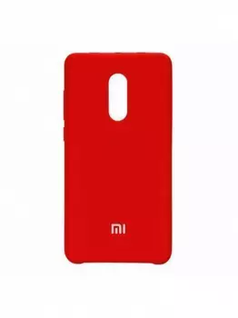 Чехол-накладка Silicone Cover для Xiaomi Redmi 5 силиконовый (красный)