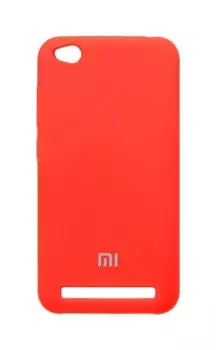 Чехол-накладка Silicone Cover для Xiaomi Redmi 5A силиконовый (красный)