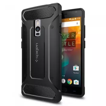 Чехол-накладка Spigen Rugged Armor для OnePlus 2 (черный) SGP11767