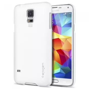 Чехол-накладка Spigen SGP10732 Ultra Fit для Samsung Galaxy S5 (Smooth White)