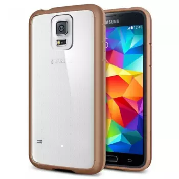Чехол-накладка Spigen SGP10836 Ultra Hybrid для Samsung Galaxy S5 (Copper Gold)