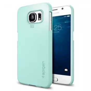Чехол-накладка Spigen SGP11310 Thin Fit для Samsung Galaxy S6 (Mint)