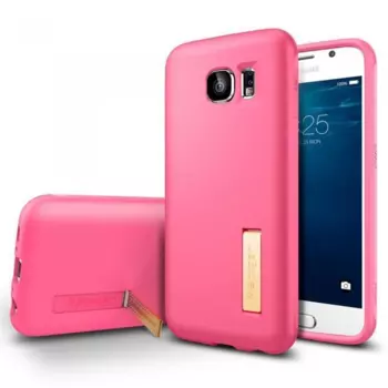 Чехол-накладка Spigen SGP11437 Capsule Solid для Samsung Galaxy S6 (Azalea Pink)