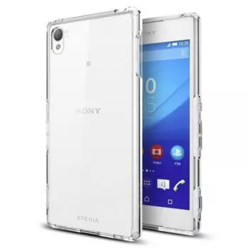 Чехол-накладка Spigen SGP11539 Ultra Hybrid для Sony Xperia Z3 Plus / Z3 Plus Dual (Crystal Clear)