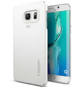 Чехол-накладка Spigen SGP11697 Thin Fit для Samsung Galaxy S6 Edge Plus (White)