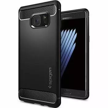 Чехол-накладка Spigen SGP 562CS20403 Rugged Armor для Samsung Galaxy Note 7 (Black)