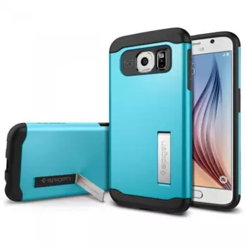 Чехол-накладка Spigen Slim Armor для Samsung Galaxy S6 (SGP11327) (Blue Topaz)