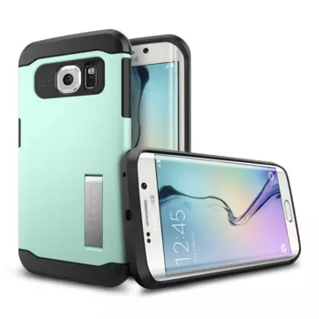 Чехол-накладка Spigen Slim Armor для Samsung Galaxy S6 Edge (SGP11425) (Mint)