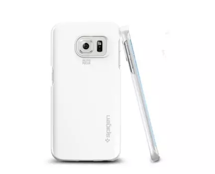 Чехол-накладка Spigen Thin Fit SGP11409 для Galaxy S6 Edge (Shimmery White)