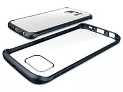 Чехол-накладка Spigen Ultra Hybrid SGP11415 для Galaxy S6 Edge (Metal Slate)