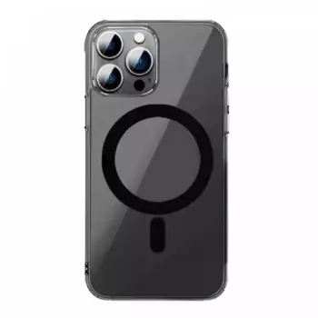 Чехол-накладка Wiwu Crystal Case Magsafe для Apple iPhone 13 пластиковый (прозрачно-черный)