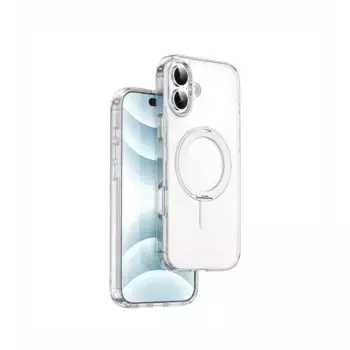 Чехол-накладка Wiwu iShield Ultra Magsafe (MCC-201) для iPhone 16 (кольцо-держатель/пластиковый) (прозрачный)