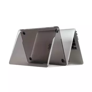 Чехол-накладка WIWU iShield Ultra Thin Hard Shell для Macbook Air 15.3" (2023) пластиковый (прозрачно-черный)