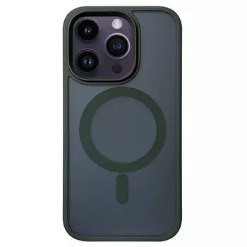 Чехол-накладка Wiwu Magsafe (ZKK-012) для Apple iPhone 15 пластиковый (зеленый)