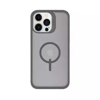 Чехол-накладка Zagg Hampton Snap Magsafe для iPhone 14 Pro пластиковый (матовый серый)