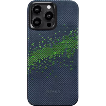 Чехол PITAKA StarPeak Luminous Edition для iPhone 16 Pro Max карбоновый (арамид) Milky way galaxy