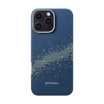 Чехол PITAKA StarPeak Tactile Woven Case для iPhone 16 Pro Max карбоновый (арамид) Milky way galaxy