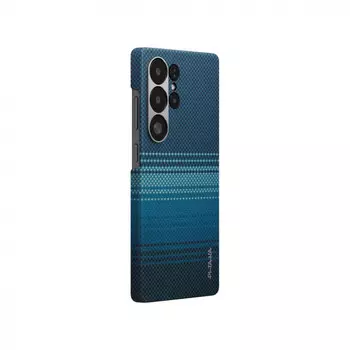 Чехол PITAKA Tactile Woven Case для Samsung Galaxy S25 Ultra карбоновый (арамид) Moonrise
