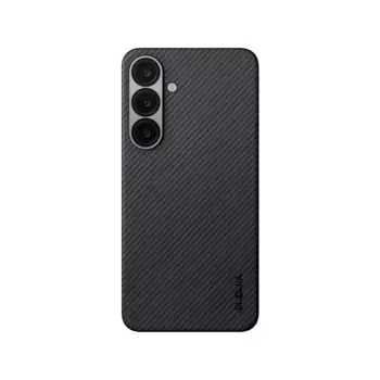 Чехол PITAKA Ultra-Slim Case для Samsung Galaxy S25 карбоновый (арамид) черно-серый в полоску