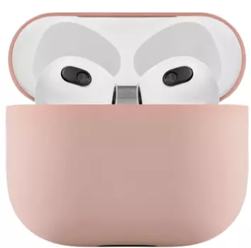 Чехол Silicone Case для AirPods 3 силиконовый (малиновый)