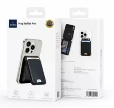 Чехол WIWU Mag Wallet FM с подставкой (MW-005) (черный)