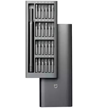 Электрическая отвертка Xiaomi Mijia Precision Screwdriver Kit 24 в 1 (серый) (MJJXLSD002QW)