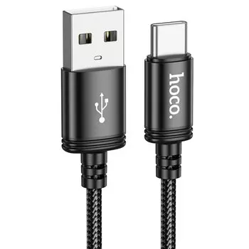 Кабель Hoco X91 Radiance (USB) на (Lightning) 300см 2.4A (черный)
