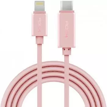 Кабель Rock RCB0414 (Type-C) на (Lightning) 100см (Rose Gold)