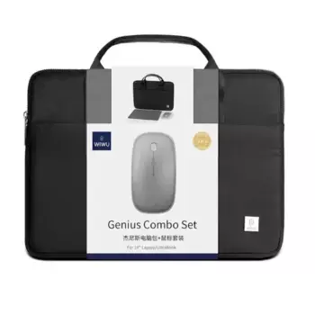 Комплект 3 в 1 WIWU Genius Combo Set для ноутбука до 16 Дюймов (черный)